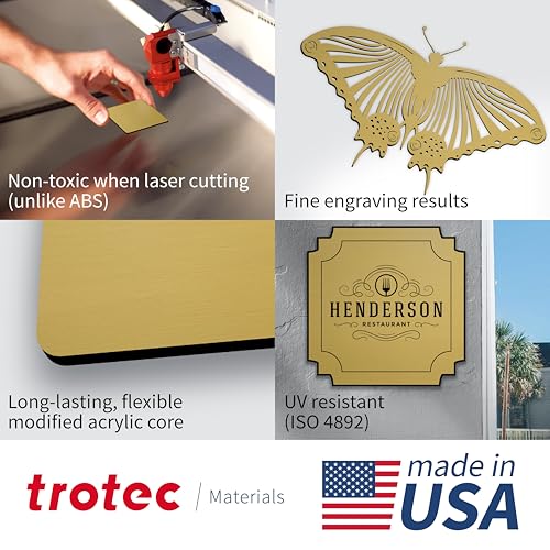 Metallic Looking Acrylic Sheet (4 Count)