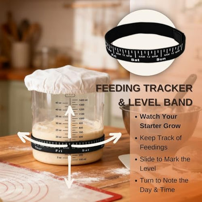 58oz Sourdough Starter Jar Kit