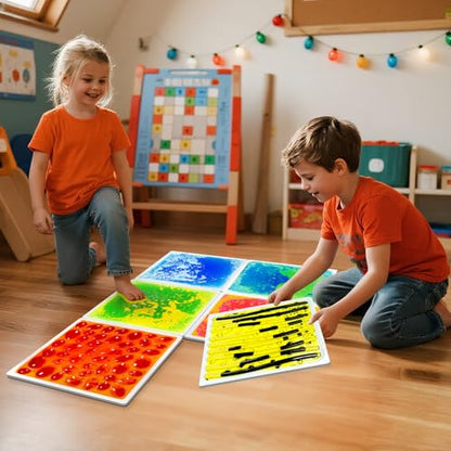 Sensory Floor Tiles for Kids (4 Count)