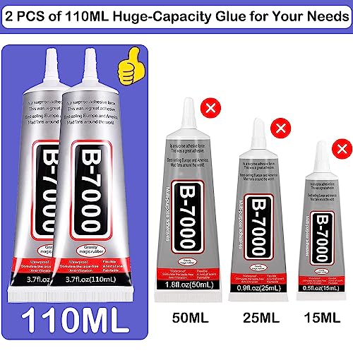 B7000 Adhesive Rhinestones Glue for Crafts (7.39 Fl Oz)