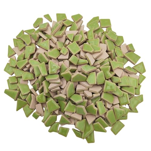 1.1LB Irregular Ceramics Mosaic Tiles (350 Count)
