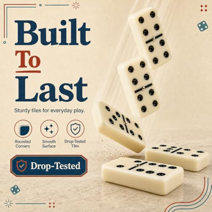 Jumbo Dominoes Set for Adults (28 count)