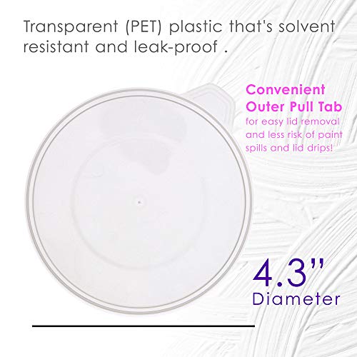 12 Pack Mixing Cup Lids for 20 Oz (12 Count)
