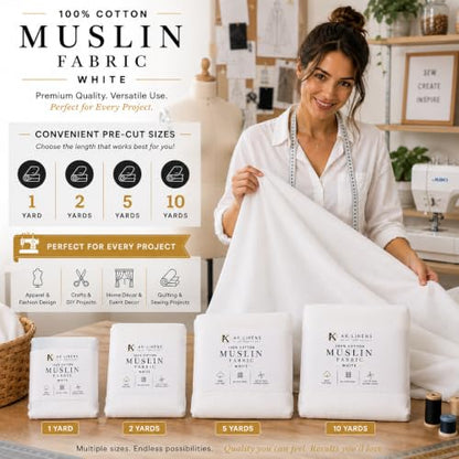 Muslin Fabric (15 Sq Ft)