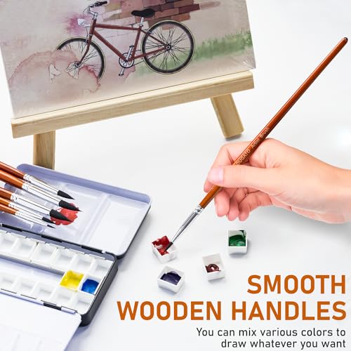 Watercolor Brushes Set (10 Count)