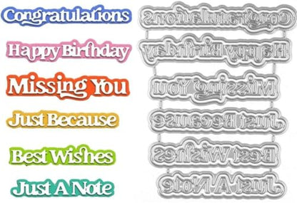 Cutting Dies for Card Making Metal Scrapbooking Die