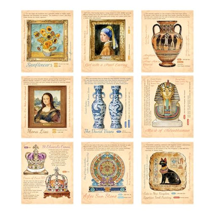 10 World Cultural Antiquities Puzzle Sticker Book