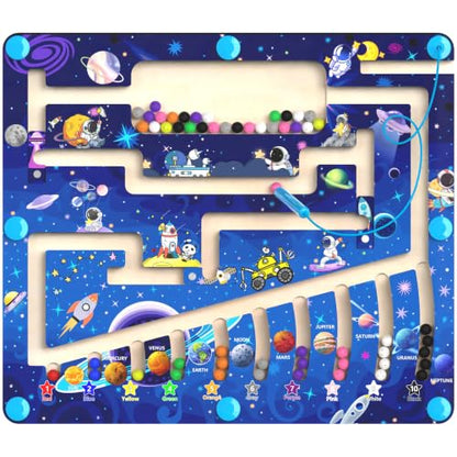 Magnetic Color and Number Maze (55 Count)