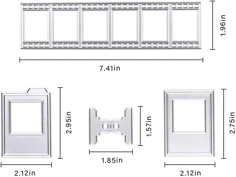 Camera Film Cutting Dies Stencil Metal Template Molds