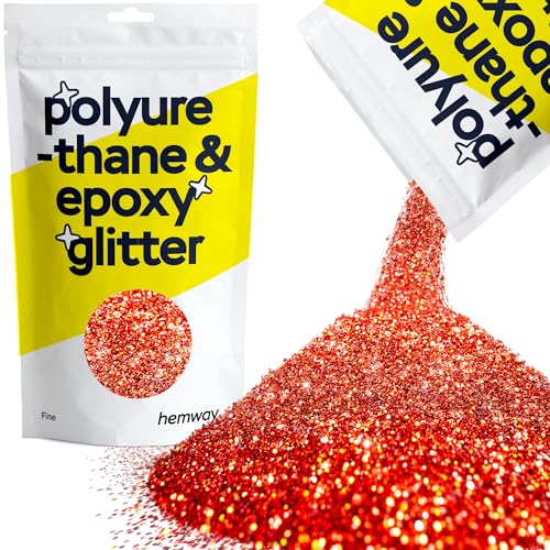Resin Glitter Red Holographic 100g Fine (3.5 Ounce)
