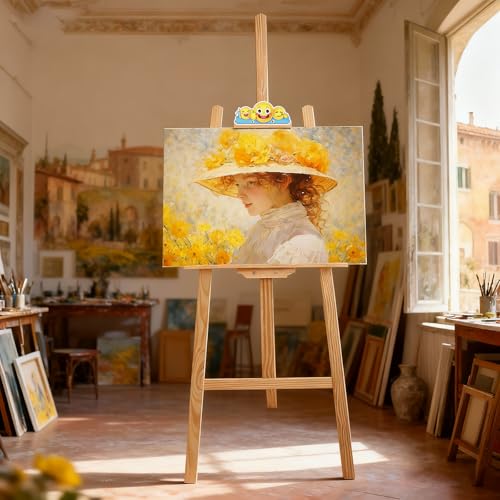 Smiley Wooden Easel for Painting