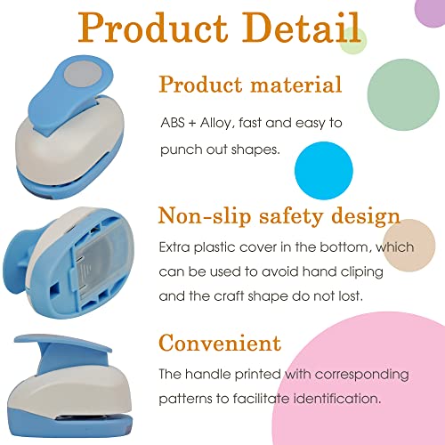 Set 5 Circle Paper Punch 0.3'' (5 Count)