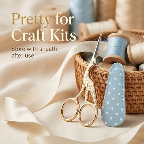 Small Craft 4.5Inch Embroidery Sewing Scissors Stainless Steel