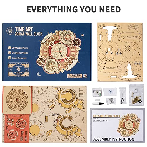 3D Wooden Puzzles for Adults (168 Count)