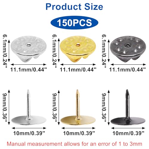 150 Sets Butterfly Clutch Pin Backs