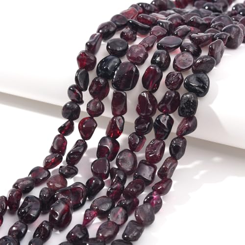 Red Garnet Pebble Nugget Oval Free Tumbled Stone 6