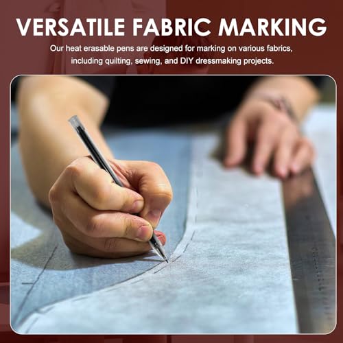 24pcs Heat Erasable Pens for Fabric (24 Count)