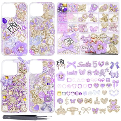 2380 Pcs Junk Case Charms Kit