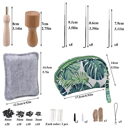 Needle Felting Kit 18 Colors Wool Felting Kit Wool Roving Set