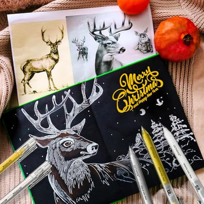 3 Pack Gold Gel Pens (3 Count)
