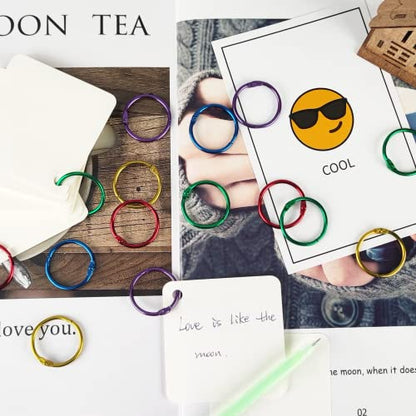 50 Pcs Binder Rings (50 Count)