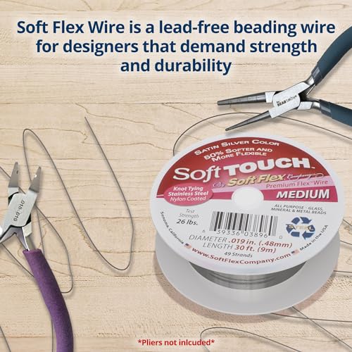49 Strand Stringing Wire Flexible Braided Medium 0.19 Diameter