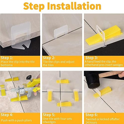 Tile Leveling System with Plier