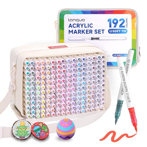 192 Colors Acrylic Paint Markers (192 Count)