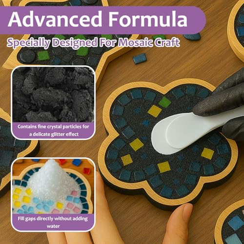 200g Mosaic Crystal Grout for Crafts