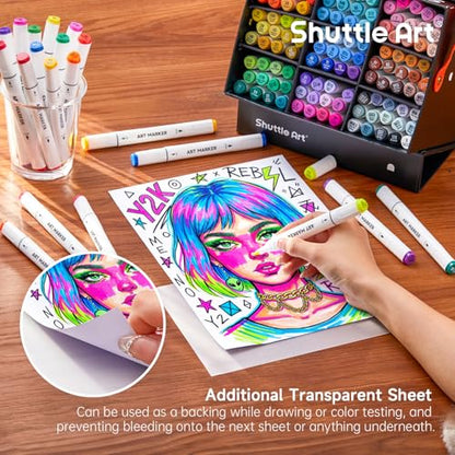 Brush Tip Alcohol Markers (121 Count)