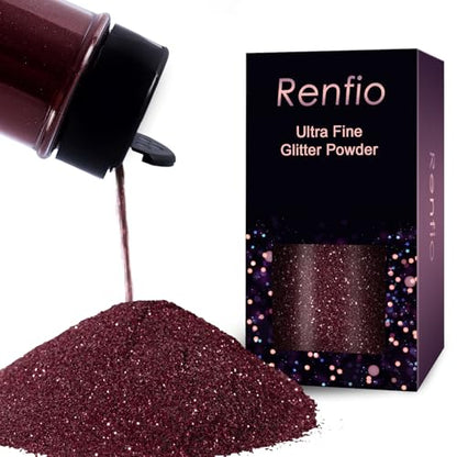 Ultra Fine Glitter Powder Metallic Resin Glitter 2.11 Oz