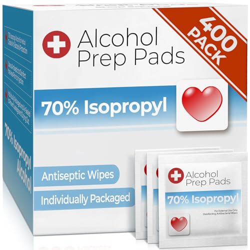 Alcohol Prep Pads (400 Count)
