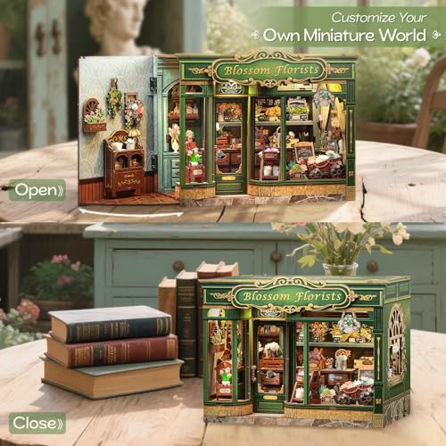 Miniature House Book Nook Kit