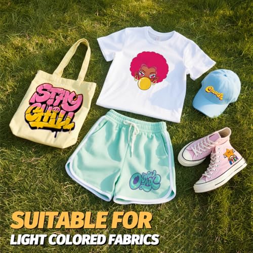 Pinkie Iron on Heat Transfer Paper for T Shirts (20 Count)