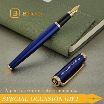 Blue Personalized Fountain Pen