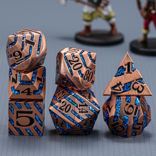 Inlay Metal DND Dice Set (7 Count)