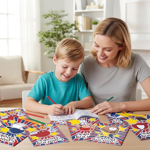 Baseball Coloring Books for Kids (24 Count)