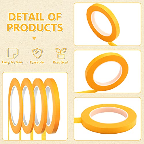 4 Pack Masking Tape Pinstripe 1 (624 Foot)
