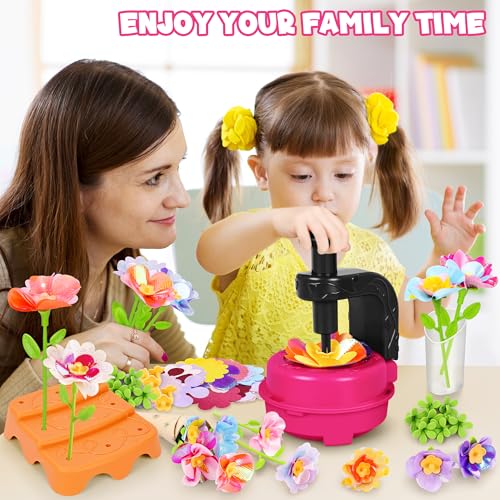 Magenta DIY Fabric Flower Bouquet Kit