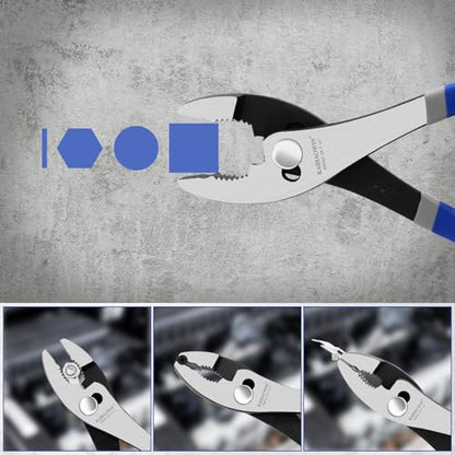 Slip Joint Pliers 8"& 10" Set of 2 (2 Count)