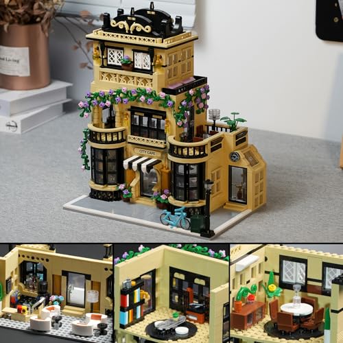 Flowers City Coffee Shop Building Set for Adults