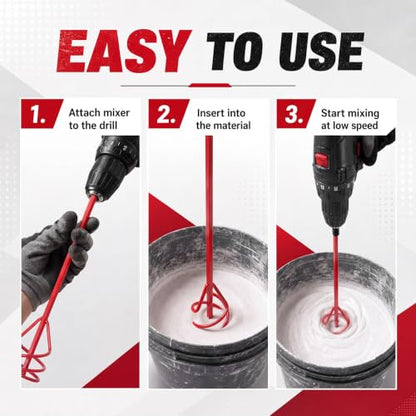 3 Pack Paint Mixer for Drill (3 Count)