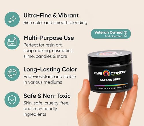 Pigments Premium Grey Mica Powder