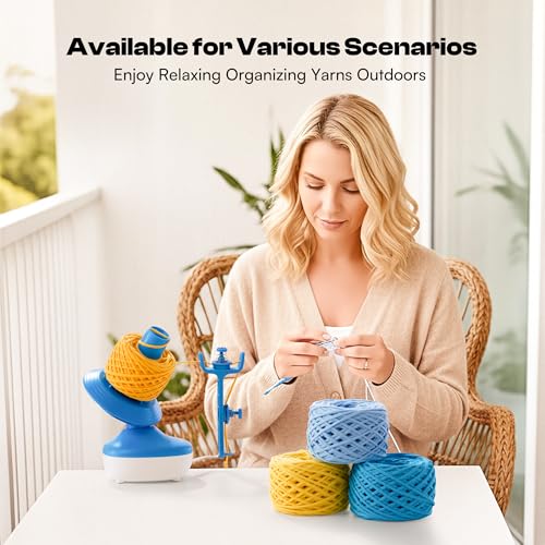 A1 Pro Cordless Electric Yarn Winder for Effortless Yarn Organization