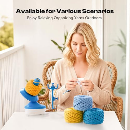 A1 Pro Cordless Electric Yarn Winder for Effortless Yarn Organization