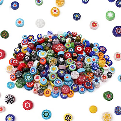 Millefiori Mosaic Tiles for Crafts (125 Count)