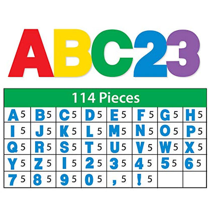 Poster Letters 4” Paper Letters for Poster Board Projects (190 Count)