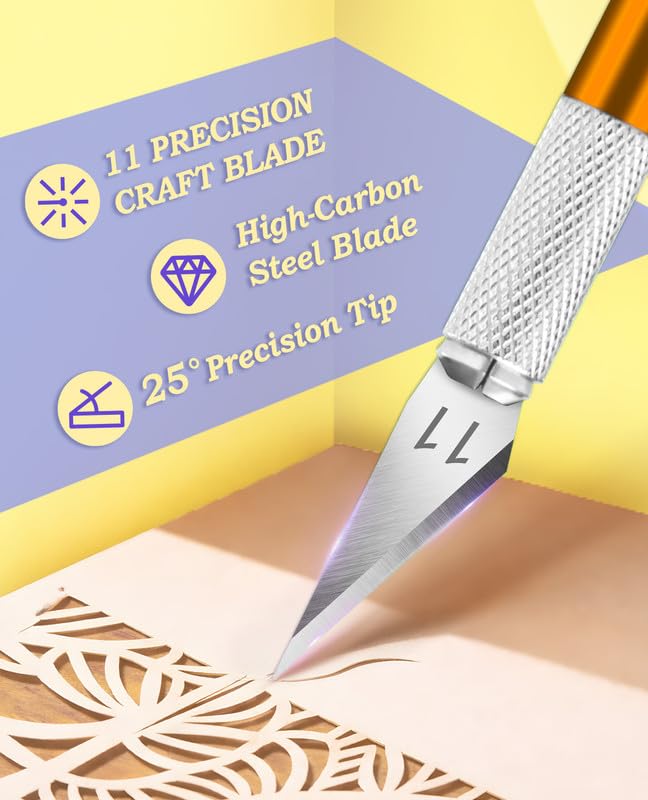 Hobby Knife Kit with 20#11 Blades (11 Count)