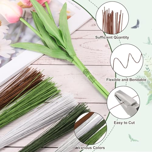 32 Inch 22 Gauge Floral Stem Wire