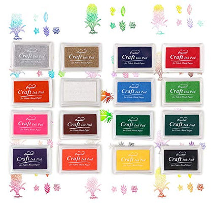Finger Ink Pads for Kids Washable Craft Ink Stamp Pads